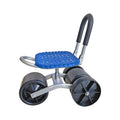 Gardening Seat Portable Height Adjustable Folding Stool With Kneeling Pad For Comfortable Garden Work