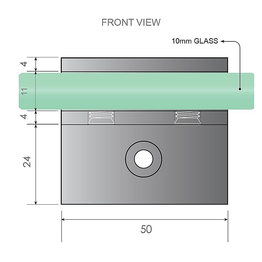 120cm Frameless Wall-to-Wall Shower Screen with Gold F-Brackets , Brass Hinges & Round Knob Handle