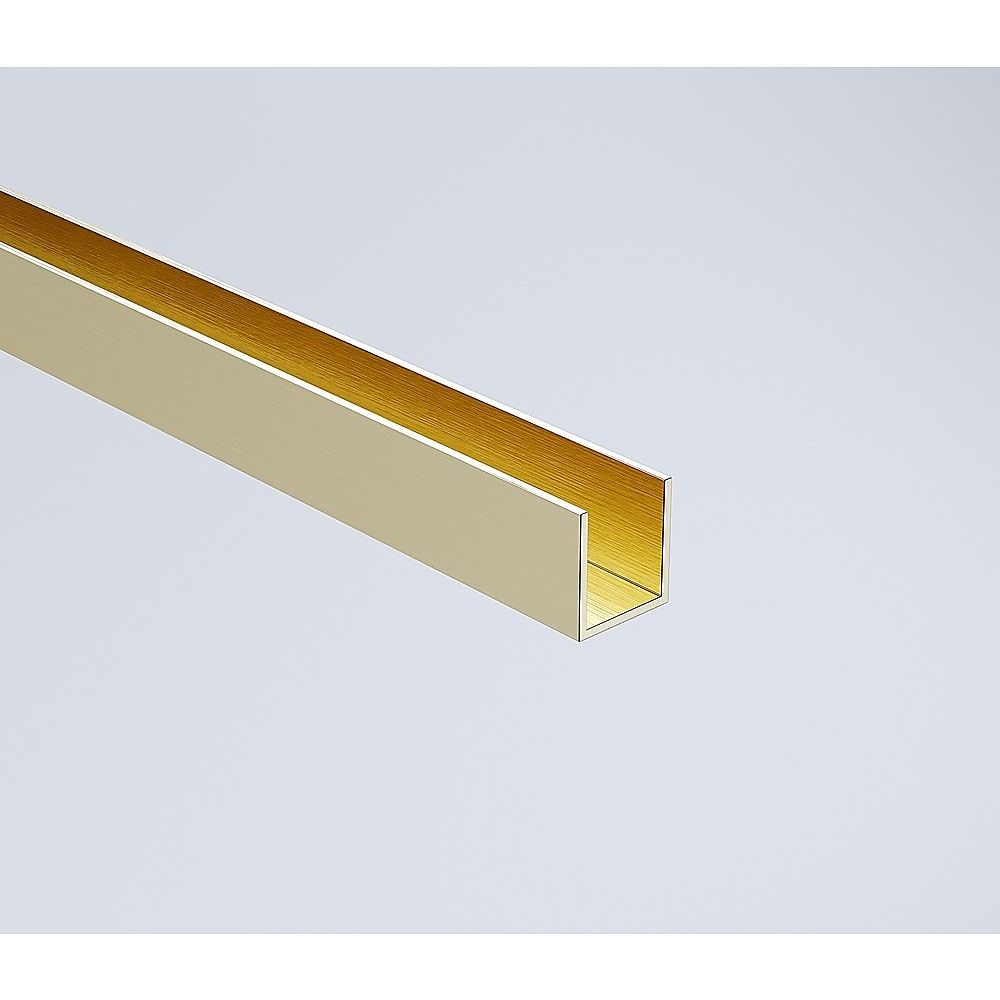 90cm Frameless Diamond Shower Screen with Channels and Brass Hinges - Gold