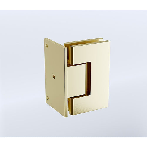 90° Brass Shower Door L-Hinge – Gold