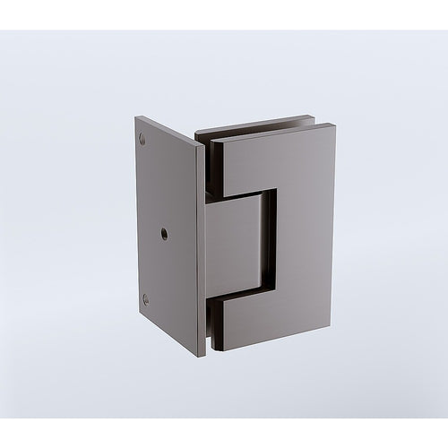 90° Stainless Steel Shower Door L-Hinge – Gunmetal