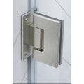 90 Degree Stainless steel Glass Shower Door L-Hinge in White