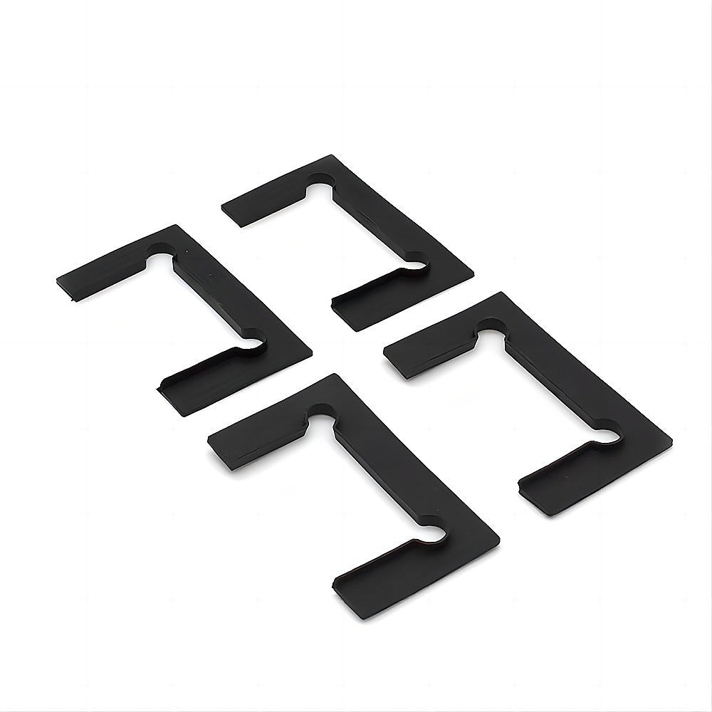 135 Degree Glass to Glass Stainless steel Square Shower Hinge in Black