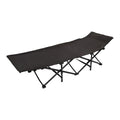 Camping Bed Elevated Cot with Mattress Foldable Outdoor Adult Sleeping