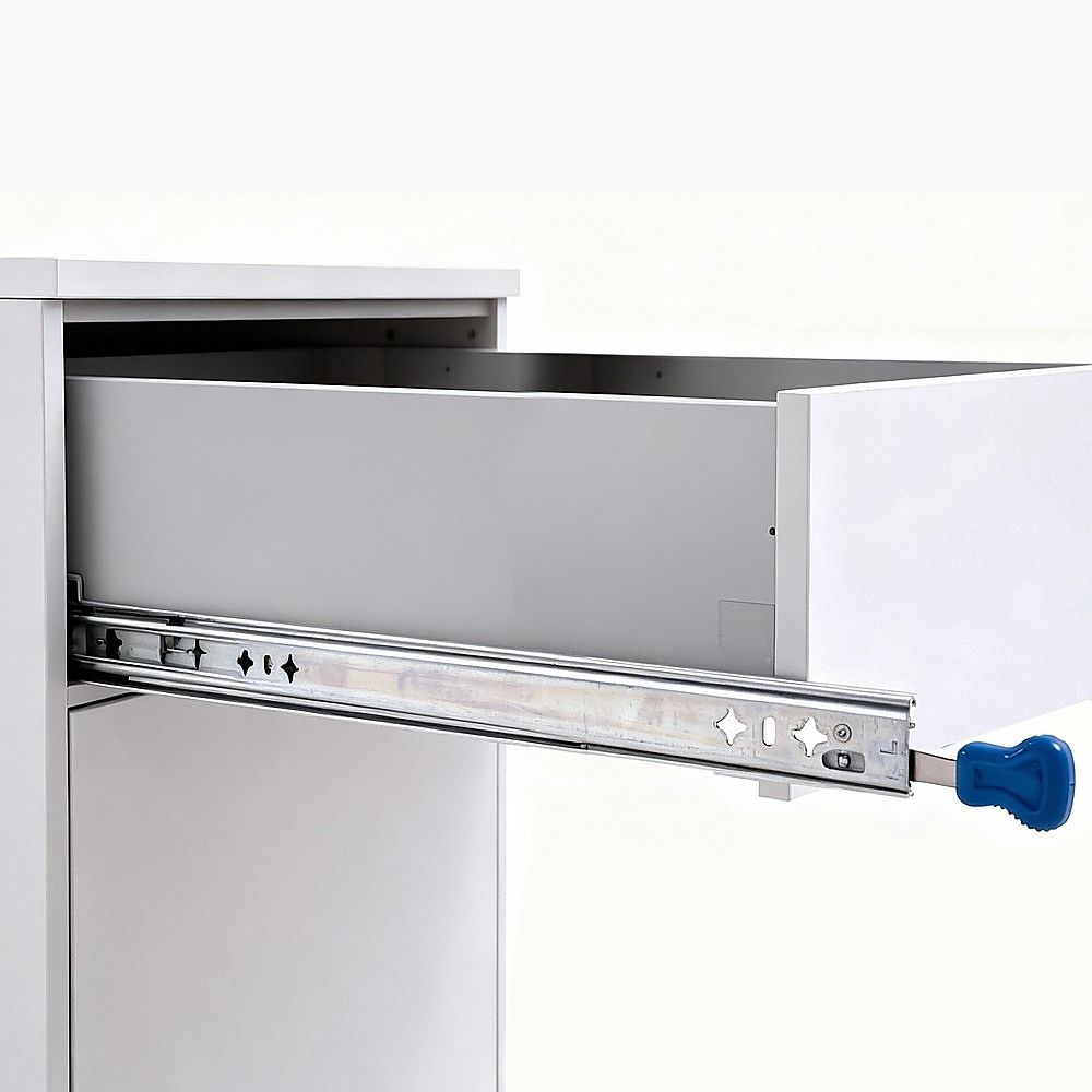 100cm Drawer Runners Pair – Heavy Duty 100kg Locking Slide Rails