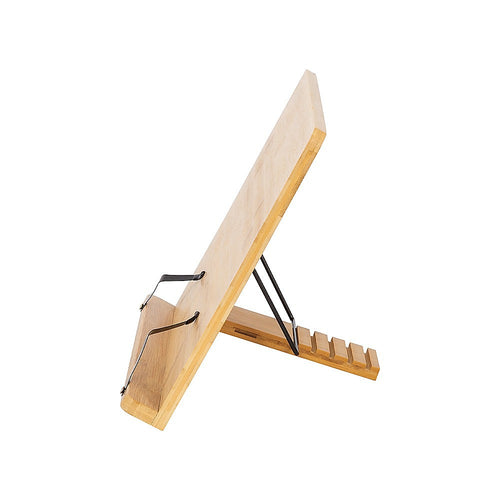 Adjustable Bamboo Reading & Laptop Stand
