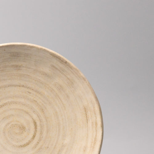 25cm Thick-Edge Ceramic Plate – Washed Sandstone
