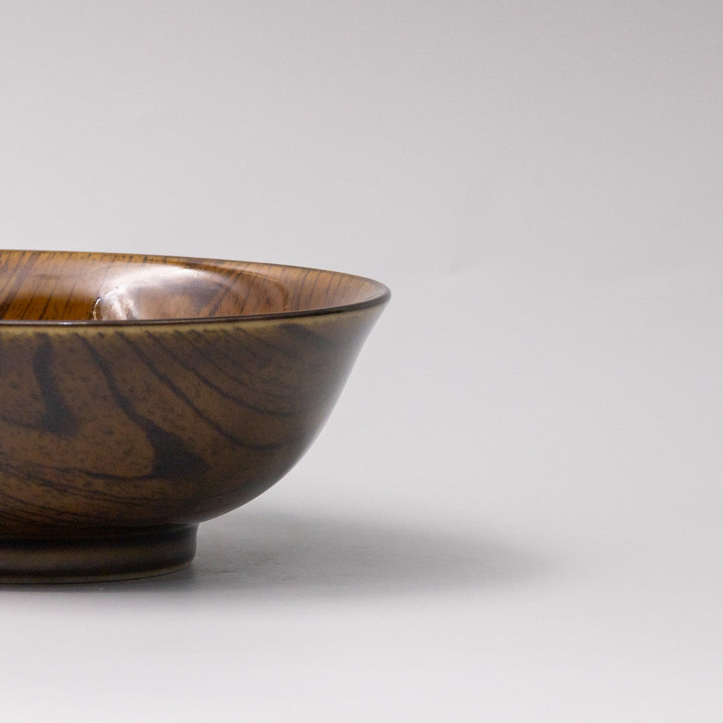 Dark Kurumi Udon Bowl – 19cm