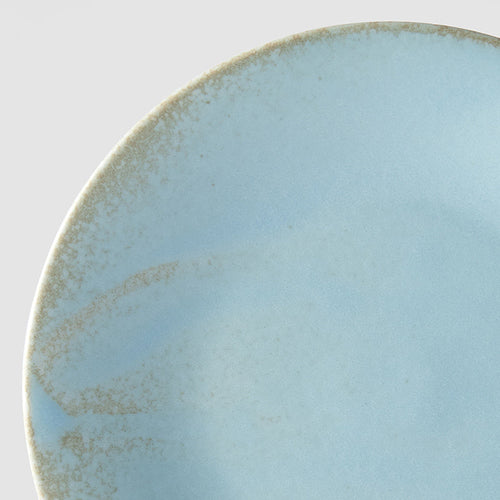 17cm Ceramic Tapas Plate – Soda Blue Glaze