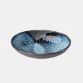 Storm Glaze Organic Oval Bowl – 19cm