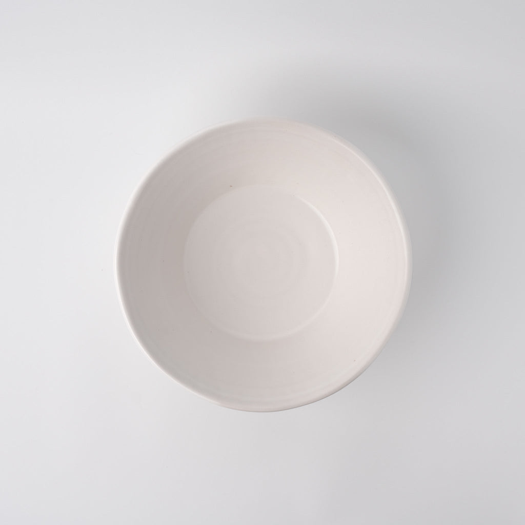 Shinogi White-Wash Bowl – 21cm