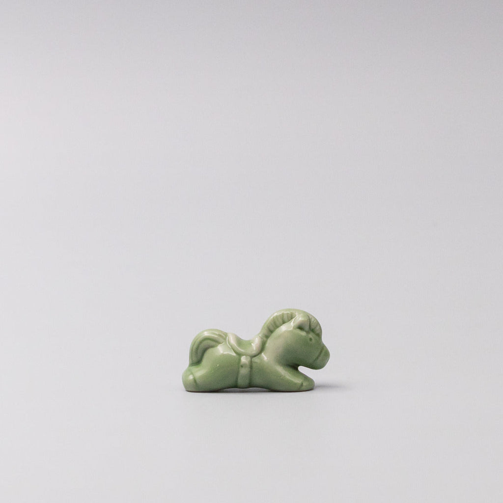 Green Horse Chopstick Rest