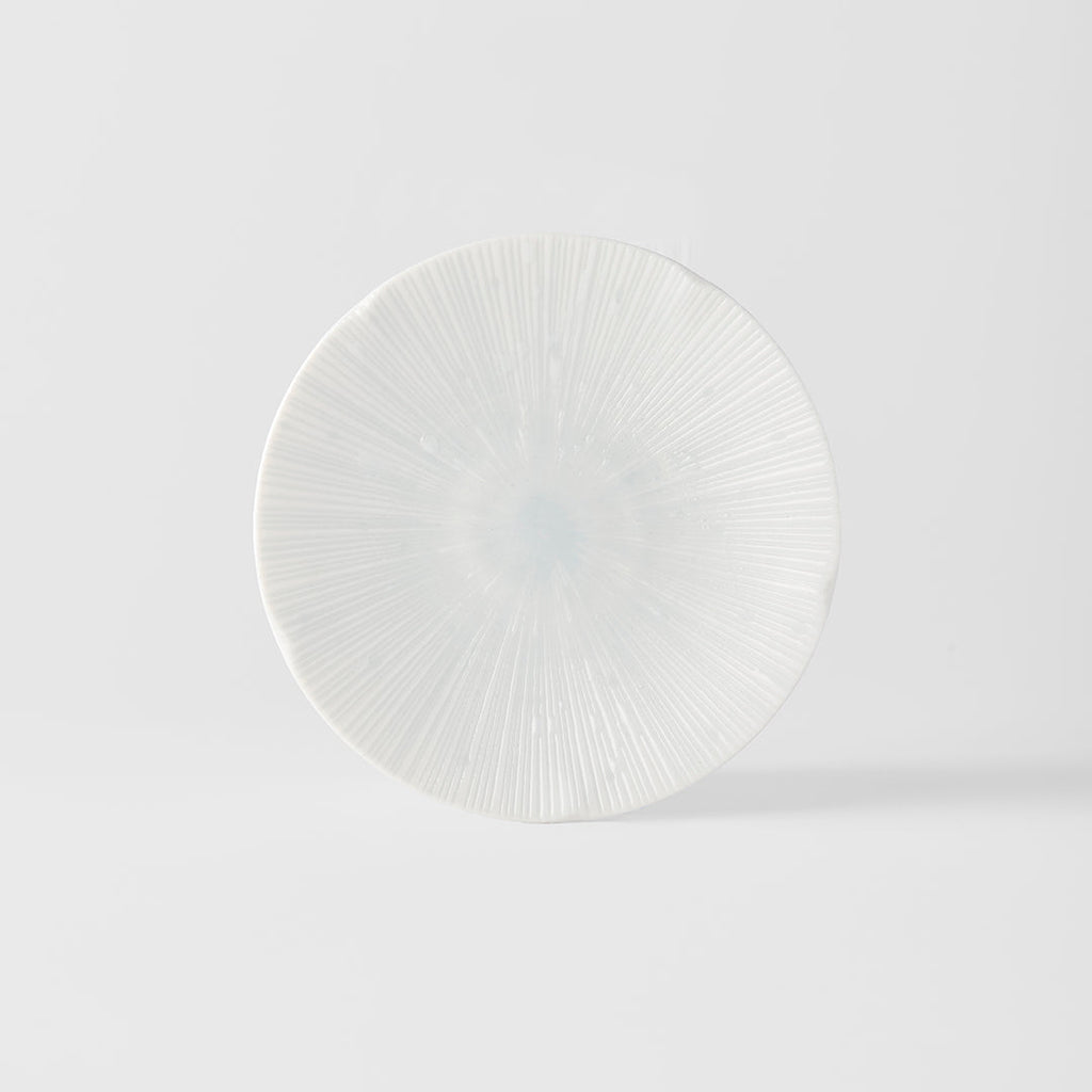 Tapas Plate 13cm Ice White Glaze