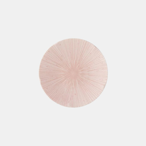 13cm Ceramic Tapas Plate – Ice Pink Glaze