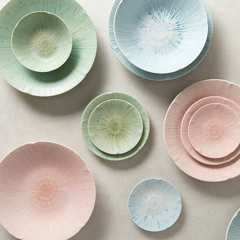 Tapas Plate 13cm Ice Pink Glaze