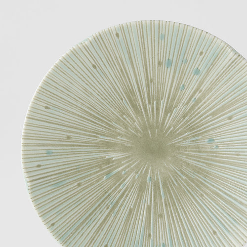 13cm Ceramic Tapas Plate – Ice Green Glaze