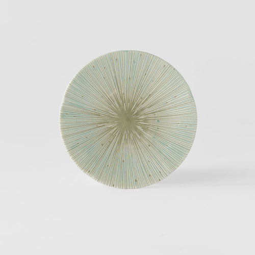 16.5cm Ceramic Tapas Plate – Ice Green Glaze