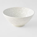 Udon Bowl 19.5cm White Star Glaze