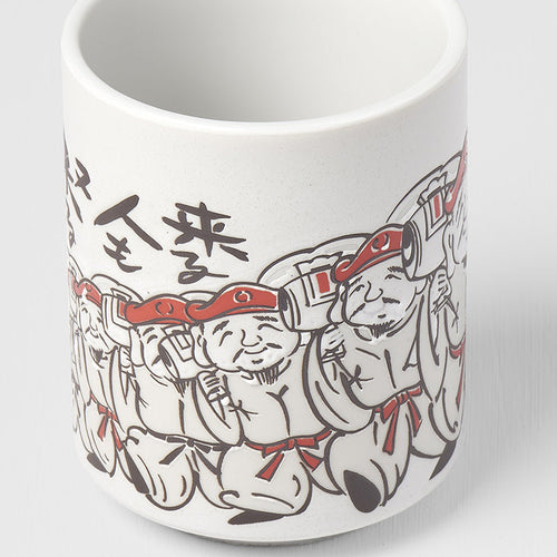 250ml Ceramic Sushi Mug with Hotei Design