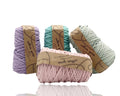 Macramé Cotton Yarn Bulk Pack – 12 × 72 m, 4 mm, Pastel Assortment