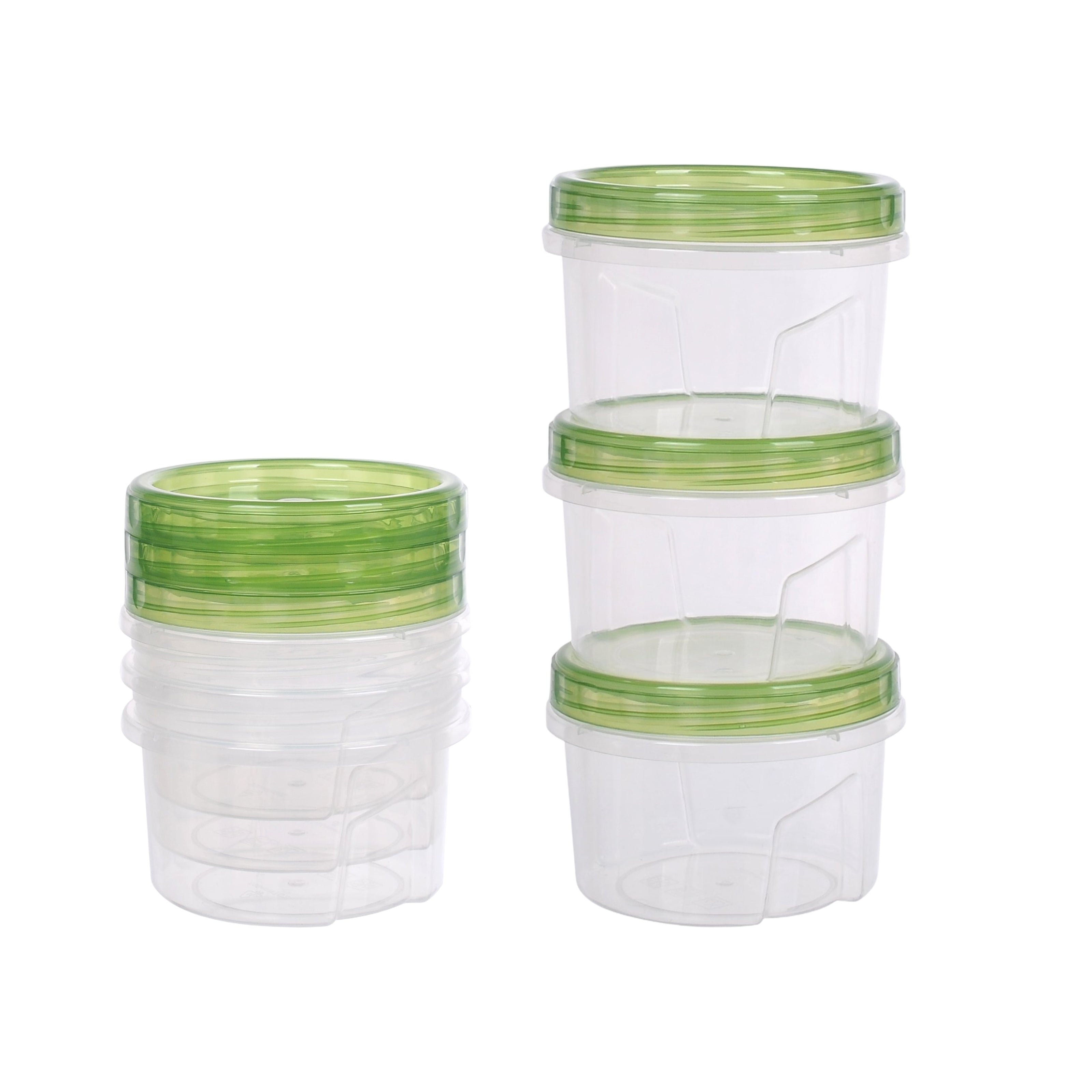 48-Pack 500ml Round Food Containers