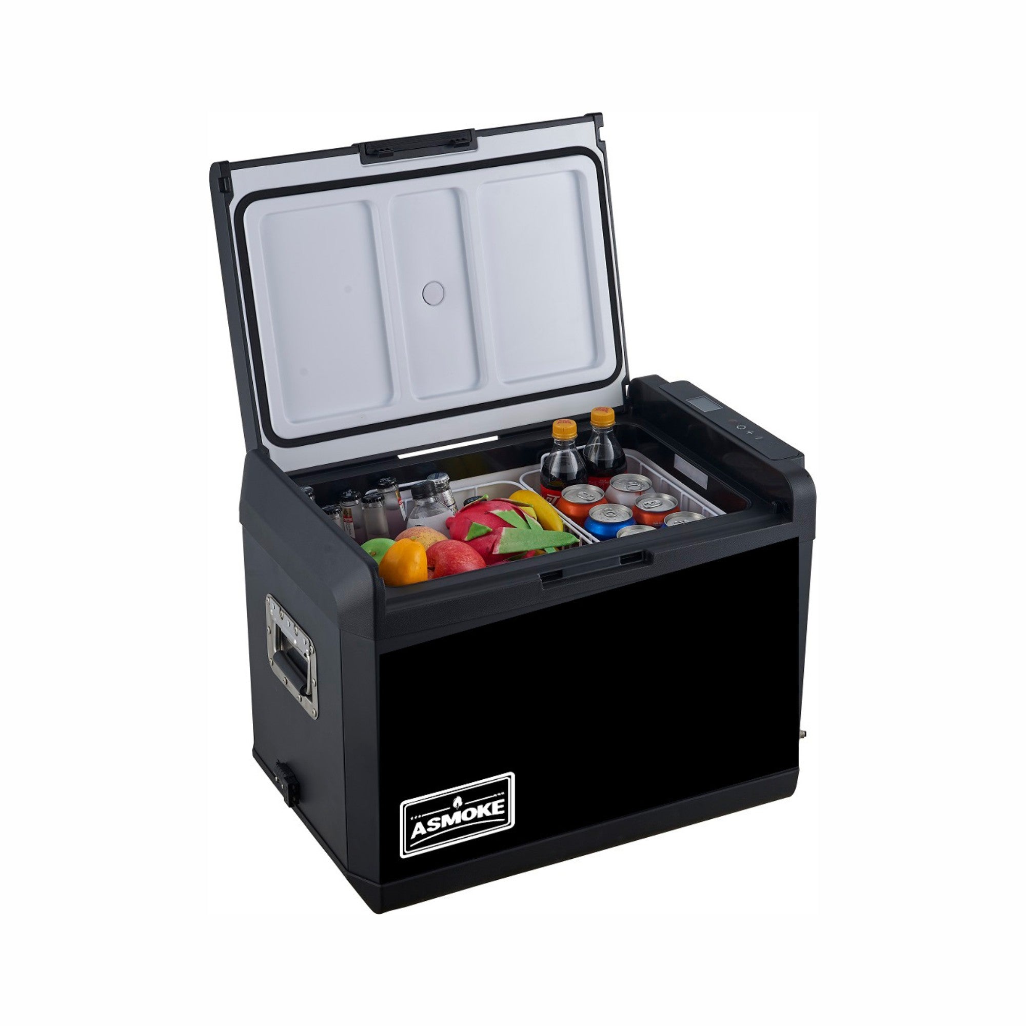 ASMOKE Essential Portable Wood Pellet Grill & 47L Mini Fridge Bundle + 5lb Apple Wood Pellets