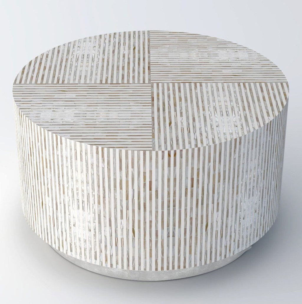 PURIST MOTHER OF PEARL HAND MADE COFFEE TABLE
