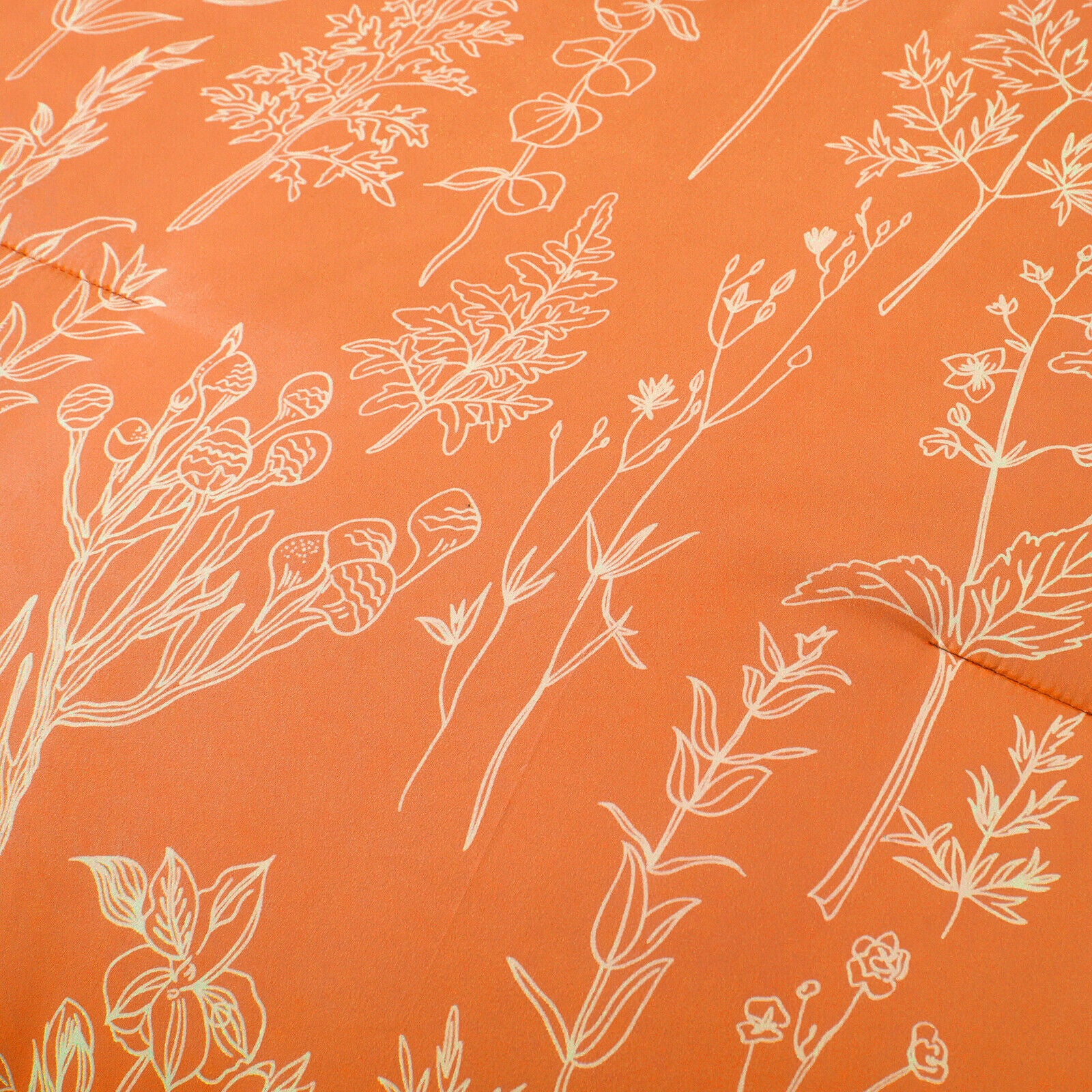 Charming Autumn Orange Comforter Set – King, 3-Piece