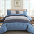 Coastal Drift Striped Comforter Set – King, 3-Piece