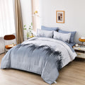 Floral Stripes Comforter Set – King, 3-Piece