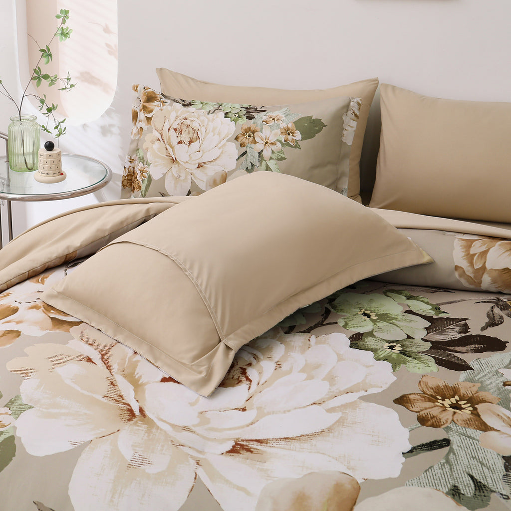 Cozy Floral Comforter Set – King, 3-Piece