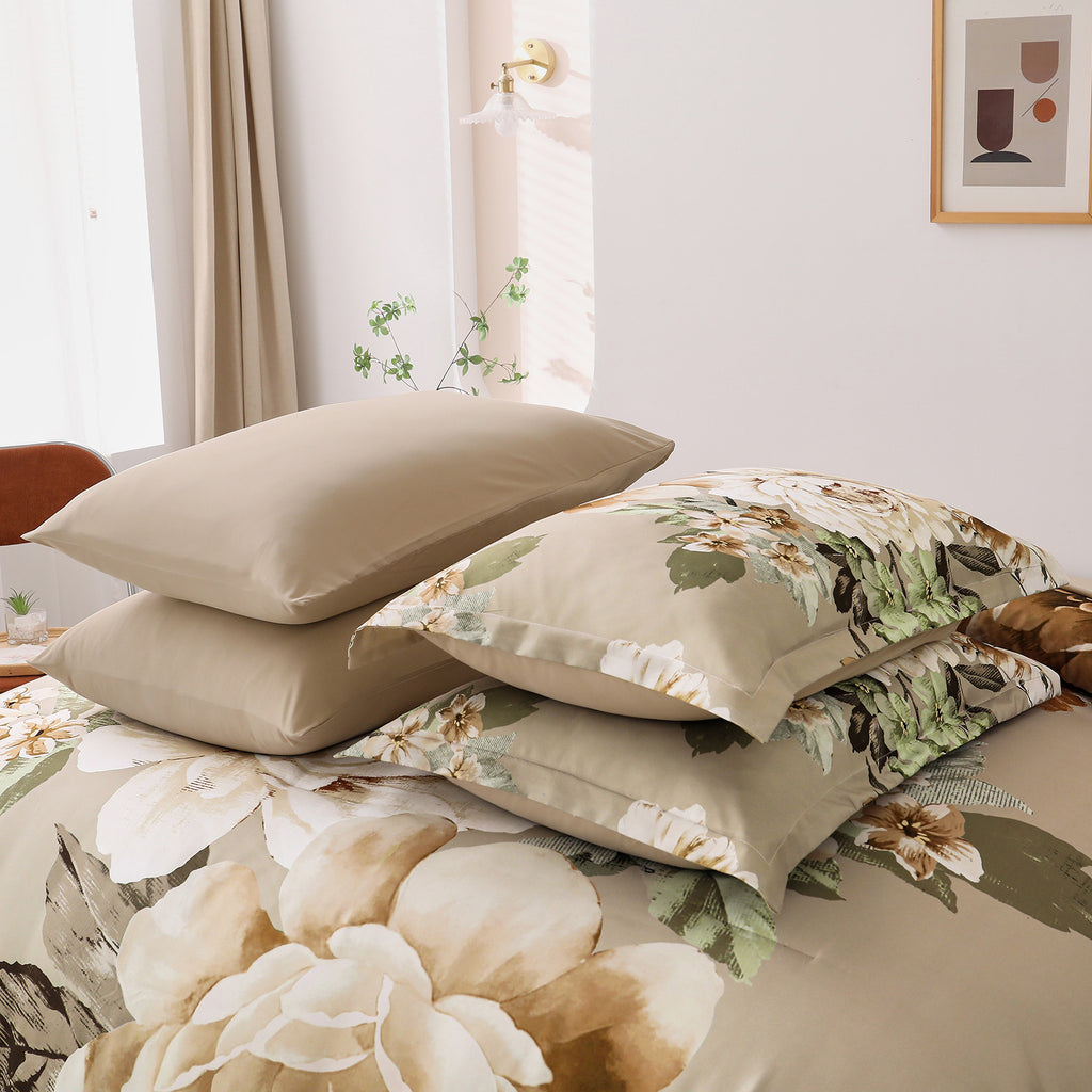 Cozy Floral Comforter Set – King, 3-Piece