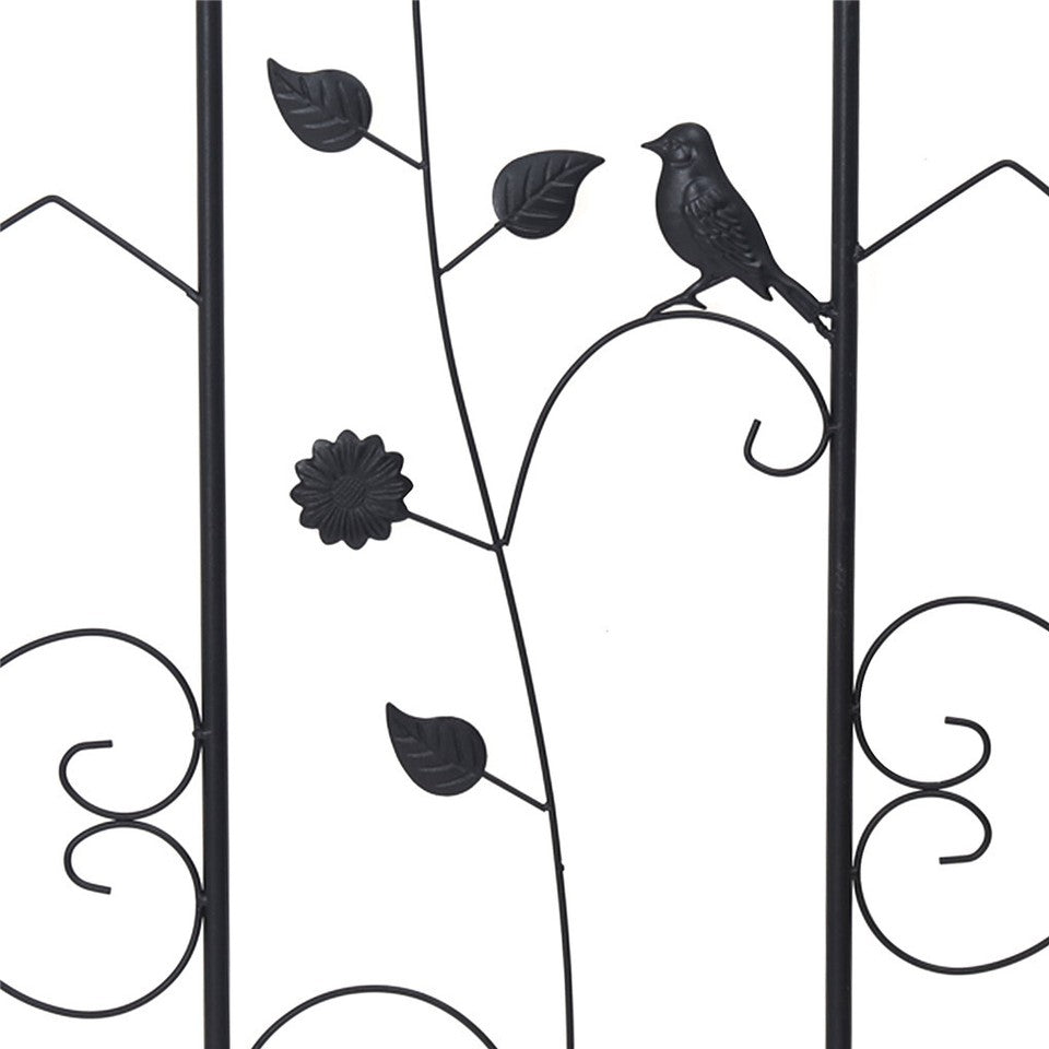 Garden Trellis Climbing Plant Support Patio Wire Lattice Grid Panel Stake Fence