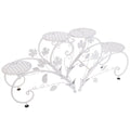 Outdoor Indoor Metal Flower Pots Planter Plant Stands Garden Shelf Racks