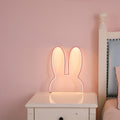 Bunny LED Wall Night Light – 29x30cm, Pink