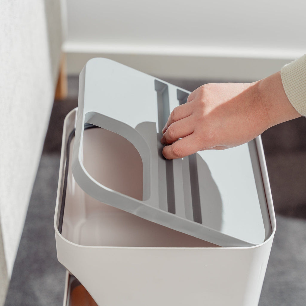 Stackable 12L + 18L Kitchen Bin Set