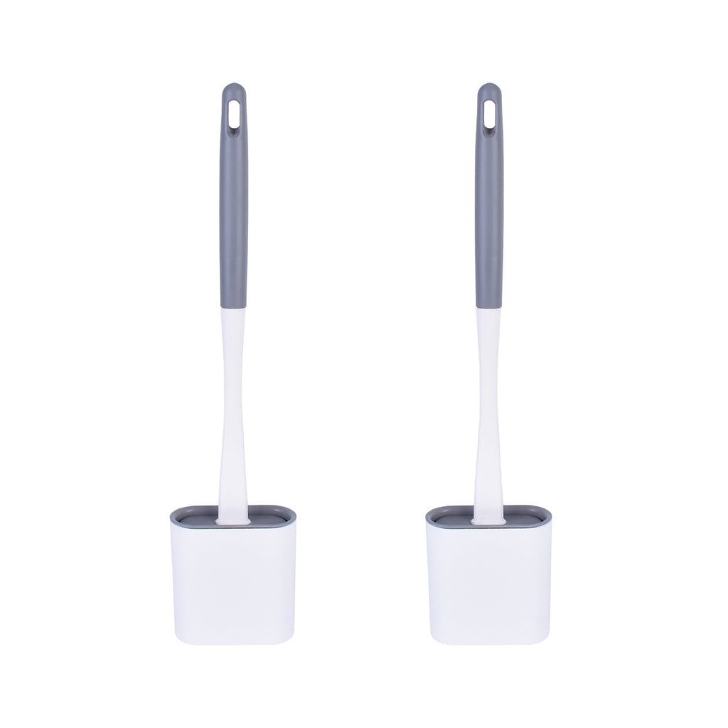 2 Pcs Toilet Brush Set