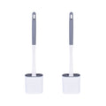 2 Pcs Toilet Brush Set