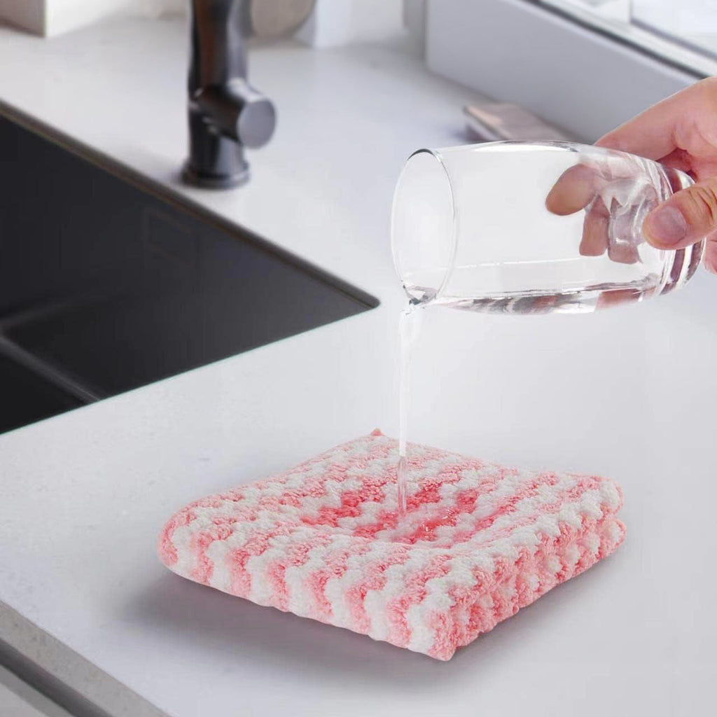 10-Pack Reusable Microfibre Cleaning Cloths – 30cm
