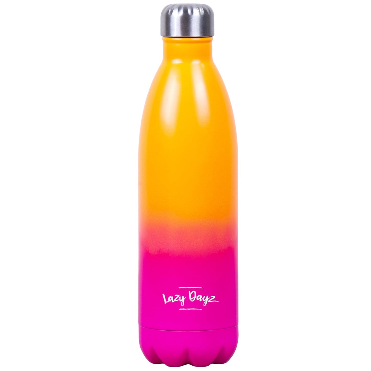Lazy Dayz Double-Wall Drink Bottle 1L – Orange Pink Ombre