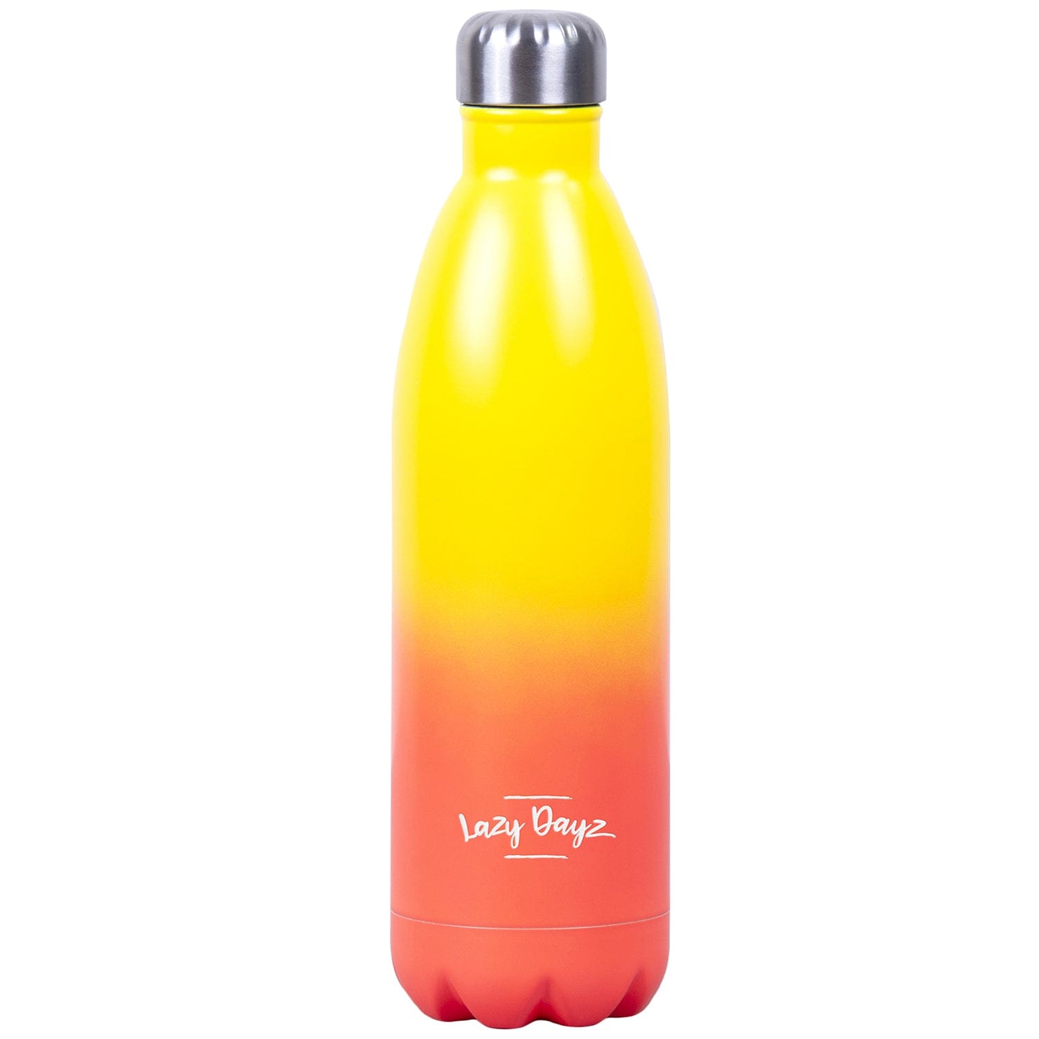 Lazy Dayz Double-Wall Drink Bottle 1L – Yellow Peach Ombre