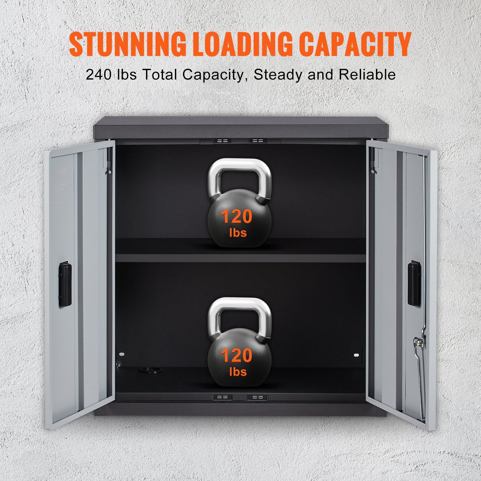 Foldable Wall Cabinet Garage Cabinet Wall Mounted 26