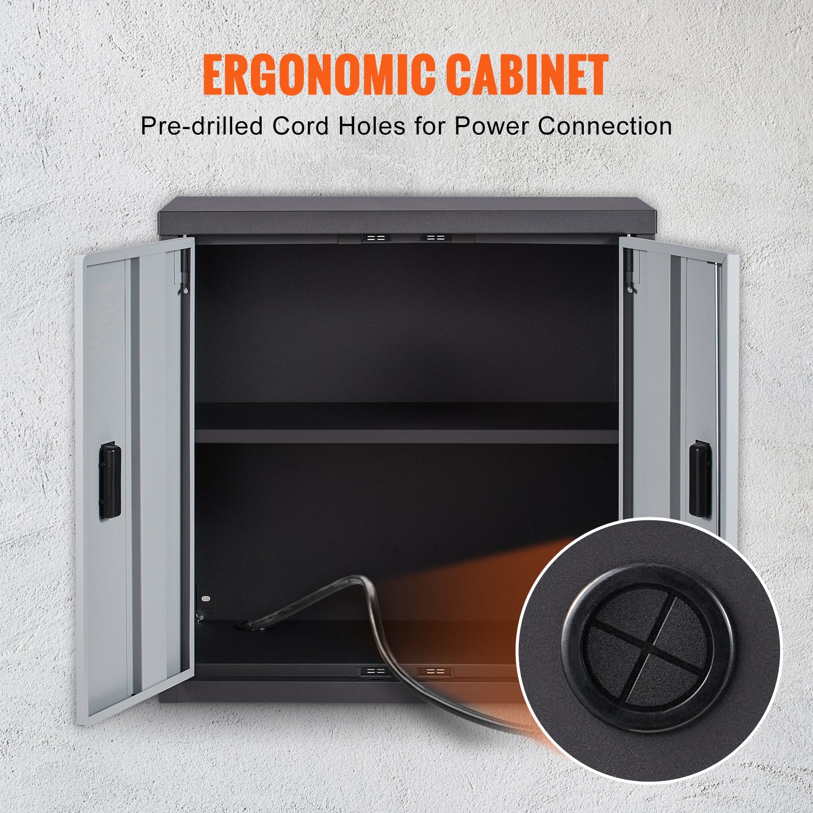 Foldable Wall Cabinet Garage Cabinet Wall Mounted 26