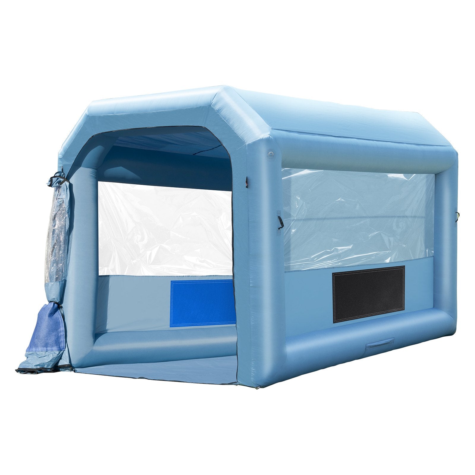 Inflatable Paint Booth, 13.1 x 9.8 x 9 ft Inflatable Spray Booth, with 750W Powerful Blower and Air Filter System, Portable Car Paint Booth for Motorcycle, Bicycle, Auto Part Painting