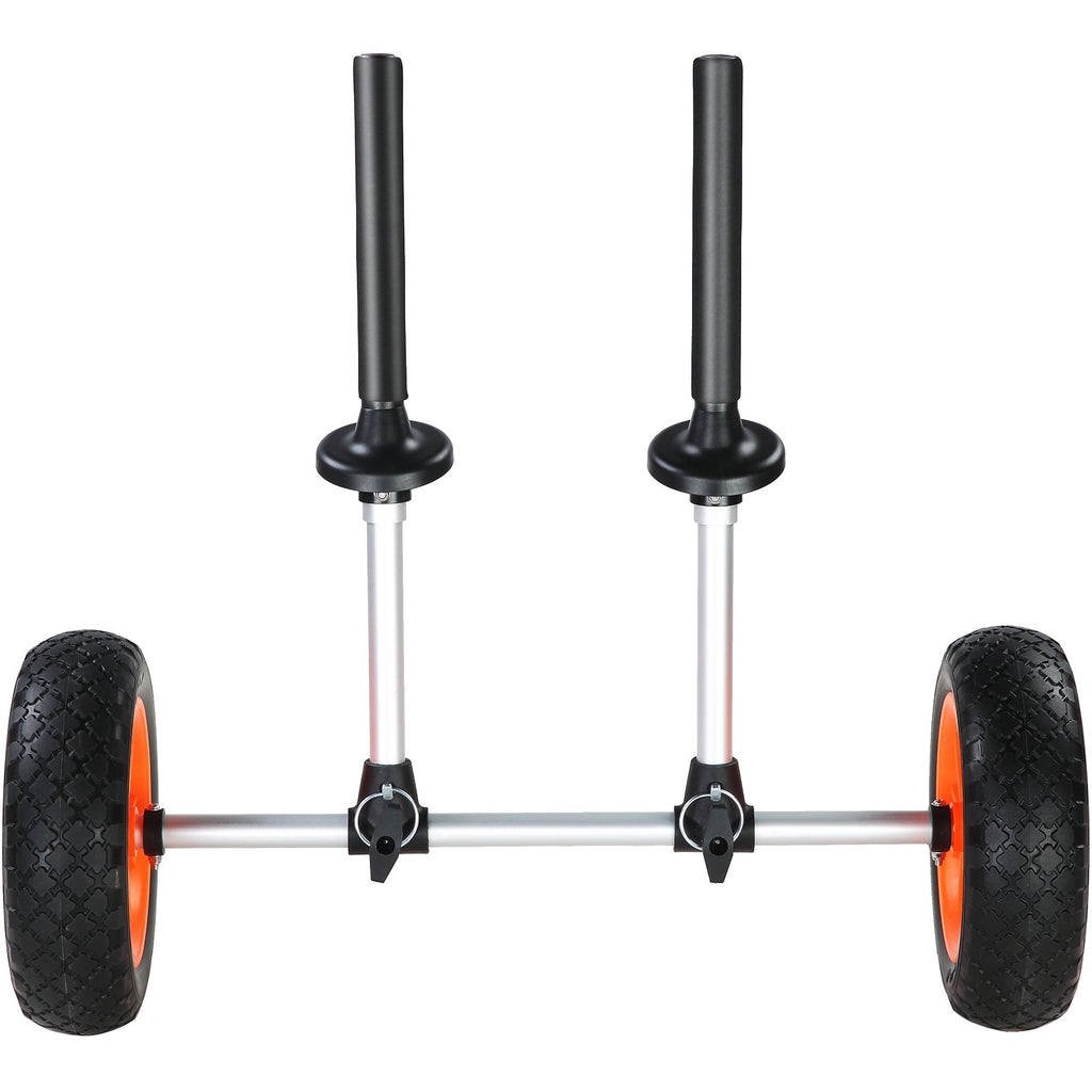 Adjustable Kayak Cart Canoe Boat Carrier 280lbs Load with 10'' Solid Tires