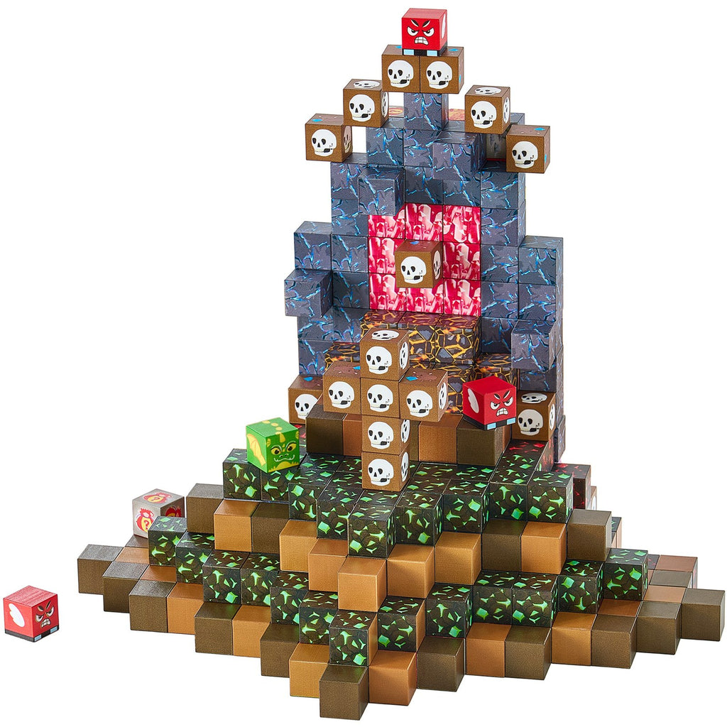 Magnetic Blocks, 150 PCS Dark Castle Set, Magnetic Building Cubes for Kids, STEM Montessori Sensory Toys for Christmas Birthday Gift, Construction Stacking Toy for 3+ Years Old Boys & Girls