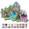 Magnetic Blocks, 100 PCS Cemetery Zombies Set, Magnetic Building Cubes for Kids, STEM Montessori Sensory Toys for Christmas Birthday Gift, Construction Stacking Toy for 3+ Years Old Boys & Girls