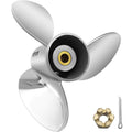 Outboard Propeller, Replace for OEM 3860709, 3-Blade 14.5\" x 21\" Pitch Steel Boat Propeller, Compatible with Volvo Penta SX Drive All Models, with 19 Tooth Splines, RH