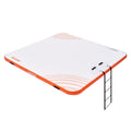 Inflatable Floating Dock, 7 x 7FT Inflatable Dock Platform, Non-Slip Water Floating Dock Mat with Portable Carrying Bag & Detachable Ladder, Floating Platform Island Raft for Pool Beach Ocean