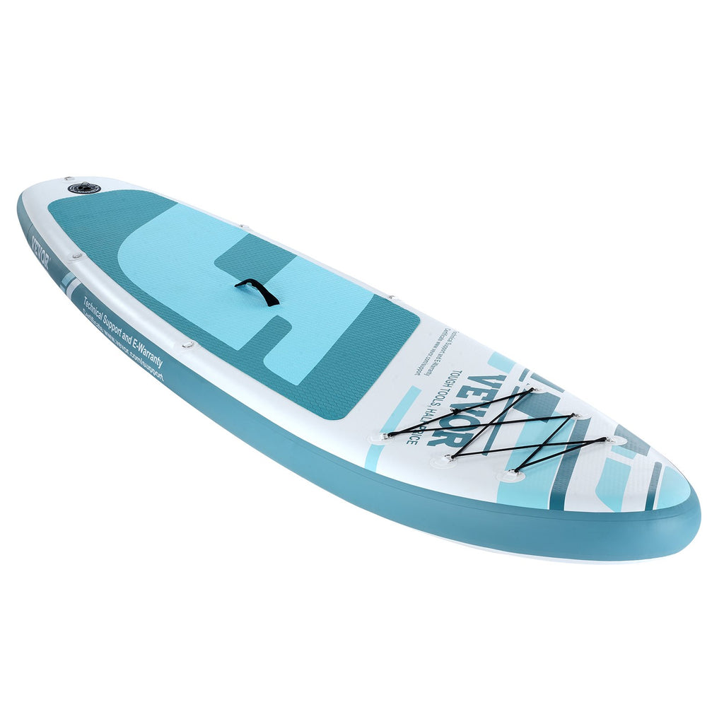 Inflatable Stand Up Paddle Board, 3230 x 838 x 152 mm SUP Paddleboard, with Board Accessories, Pump, Paddle, Fin, Phone Bag, Backpack, Ankle Leash, Repair Kit, Non-slip Deck for Youth & Adults